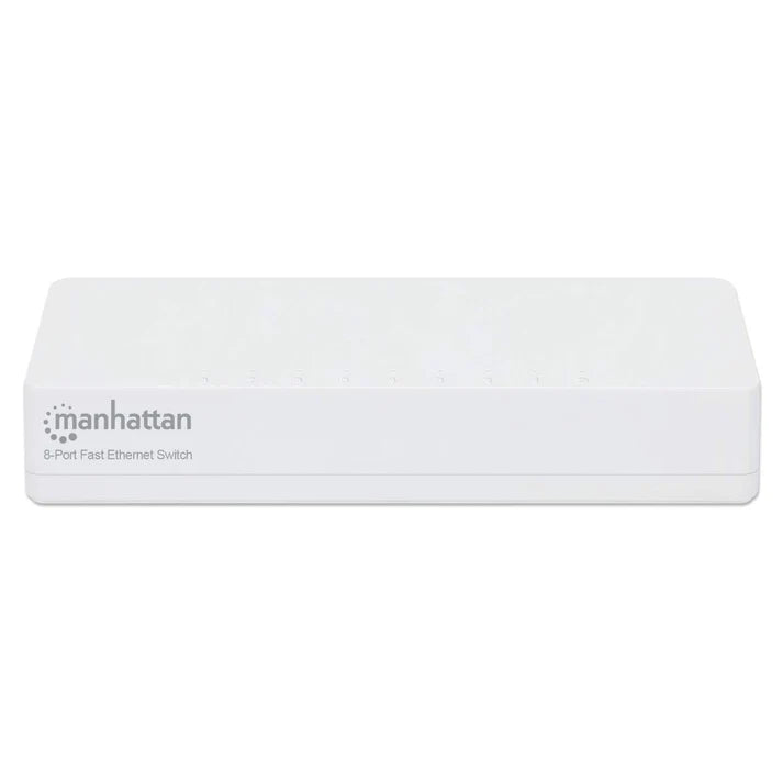 Switch,manhattan,560689,  8 Ptos 10/100 Desktop Blanco Mh