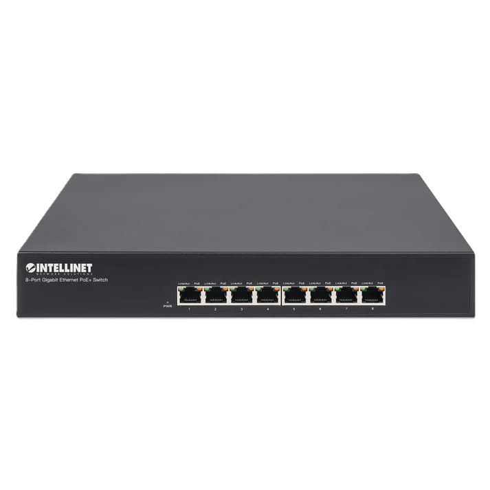 Poe Switch,intellinet,560641, Gb  8 Ptos 30w/pto, 140w