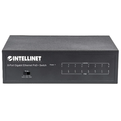 Poe Switch,intellinet,561204, Gb  8 Ptos 30w/pto,  60w