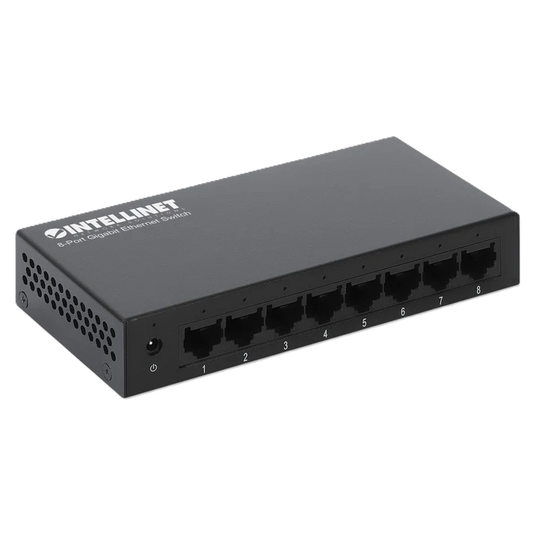 Switch,intellinet,530347, Gb  8 Ptos Metal