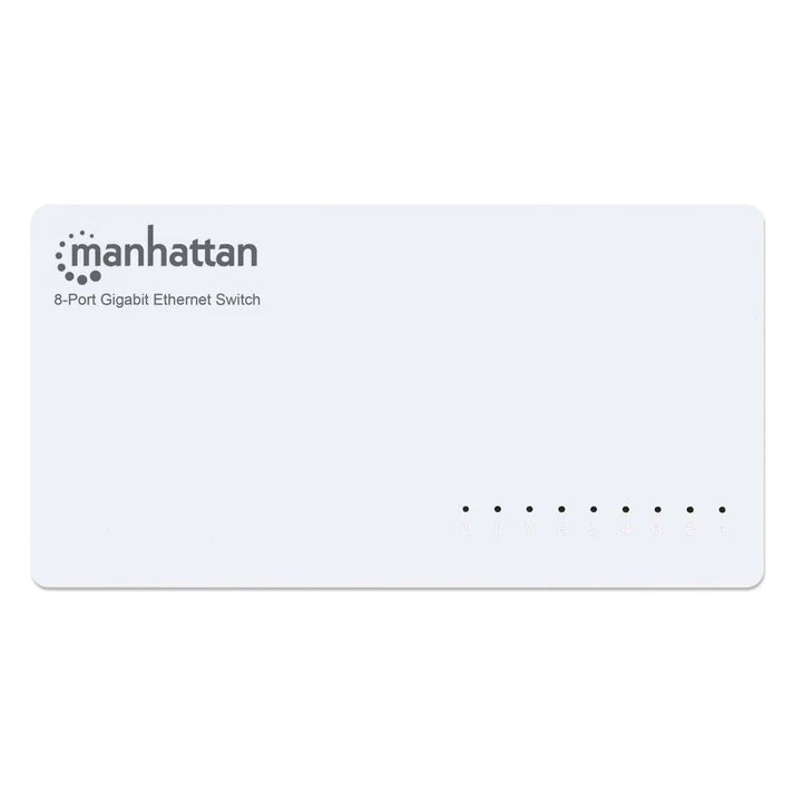 Switch,manhattan,560702, Gb 8 Ptos Blanco Mh