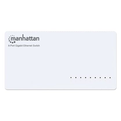 Switch,manhattan,560702, Gb 8 Ptos Blanco Mh