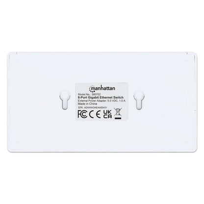 Switch,manhattan,560702, Gb 8 Ptos Blanco Mh