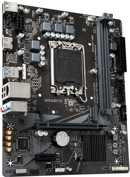 Mb Gigabyte H610m K Intel S-1700 14va Gen/2xddr4 3200mhz/pcie 4.0 X 16/hdmi/2xusb 3.2/m.2/micro Atx/gama Basica