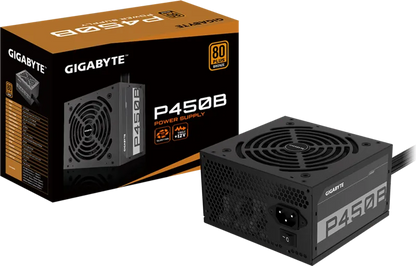 Fuente De Poder Gigabyte 450w /80 Plus Bronze/negro/atx/no Modular
