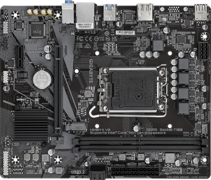 Tarjeta Madre Gigabyte H610m K V2 / Socket Intel 1700 / 2x Ddr5 / Hdmi / Dp / Pcie X 16 / Micro Atx / Gama Basica