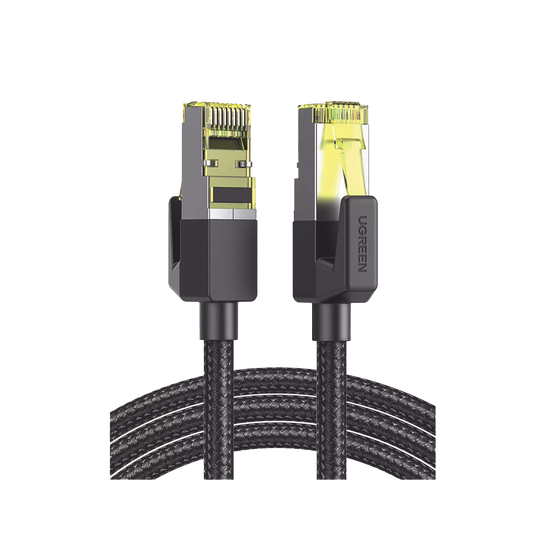 Cable Ethernet Cat7 CLASS???F/FTP Redondo con Malla de Nylon 5 Metros