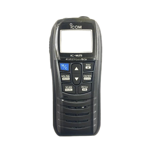 Tapa frontal de repuesto color gris para radios serie IC-M25