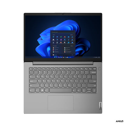 Laptop Lenovo V14 G4 Amn / Ryzen 5 7520u 2.8ghz / 16gb Lpddr5 / 512gb Ssd / 14 Fhd 1920x1080 / Artic Grey / Win 11 Pro / 1yr Centro De Servicio