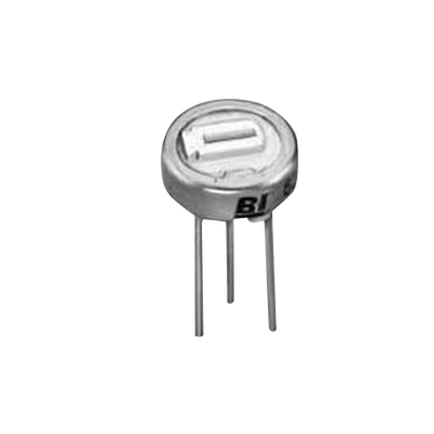 Potenciómetro Trimmer 200 Ohm, 6.35 mm, 1 Vuelta, 1/2 Watt.