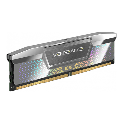 Memoria Ram Corsair Ddr5 Cudimm Vengeance 48 Gb (2x24) 8400mts/ Cl40 Plateado