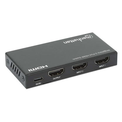 Switch Hdmi,manhattan,207942, 8k@60hz, 2 Entradas : 1 Salidas