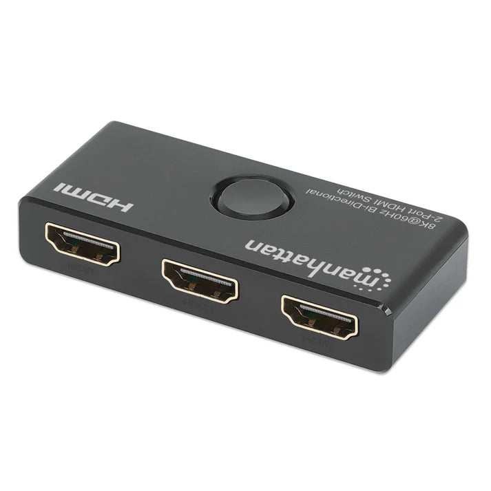 Switch,manhattan,207997, Hdmi 8k@60hz, Bidirec 2 In : 1 Out