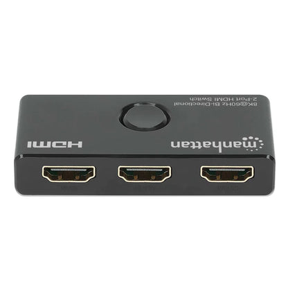 Switch,manhattan,207997, Hdmi 8k@60hz, Bidirec 2 In : 1 Out