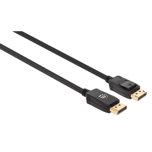 Cable Displayport,manhattan,353595, V1.4 M-m 1.0m Negro 8k60hz