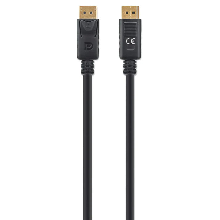 Cable Displayport,manhattan,355568, V1.4 M-m, 1.0m Negro 8k60hz