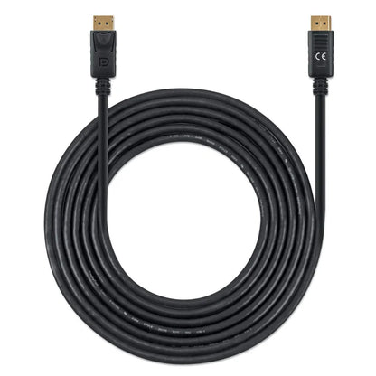 Cable Displayport,manhattan,355582, V1.4 M-m, 3.0m Negro 8k60hz