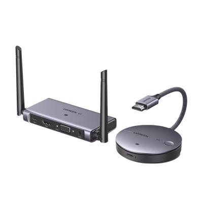 Transmisor Y Receptor Inalámbrico Hdmi | 50m | Salida Hdmi Y Vga (simultanea) | Audio 3.5mm | Efecto 3d | Luz Indicadora Led | Clic And Go | Señal Estable | Amplia Compatibilidad | Conecta Con Un Clic.