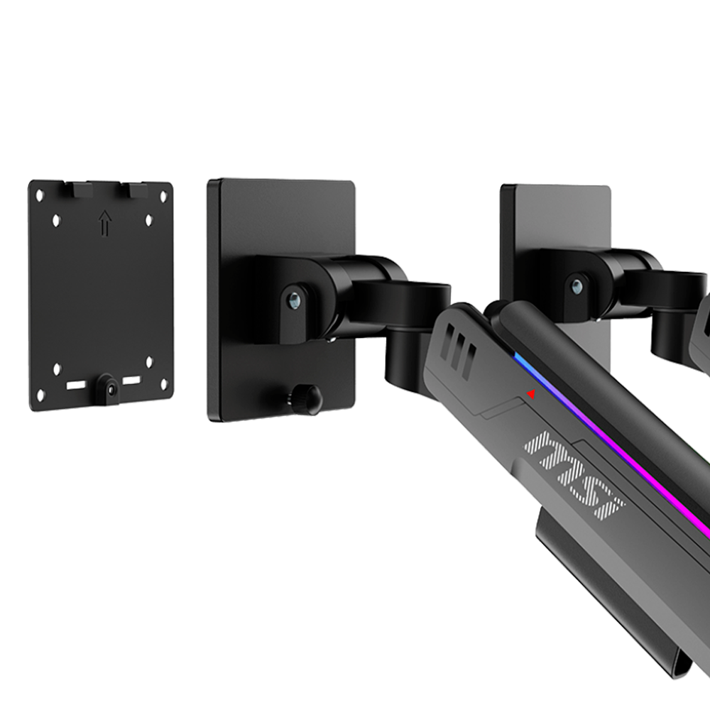 Soporte Para Monitor  Msi Mpg Mt201dr Doble Monitor Color Negro TamaÑo De Pantalla 17a 49 Pul. Max Peso 20 Kg Rgb