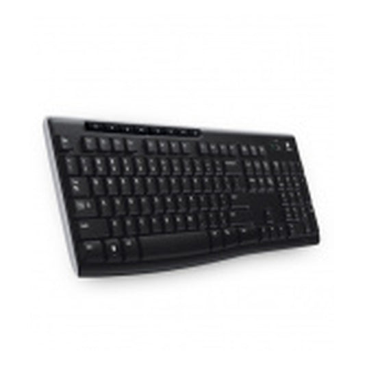Teclado Logitech K270 Negro Multimedia Mini Receptor Usb Pc