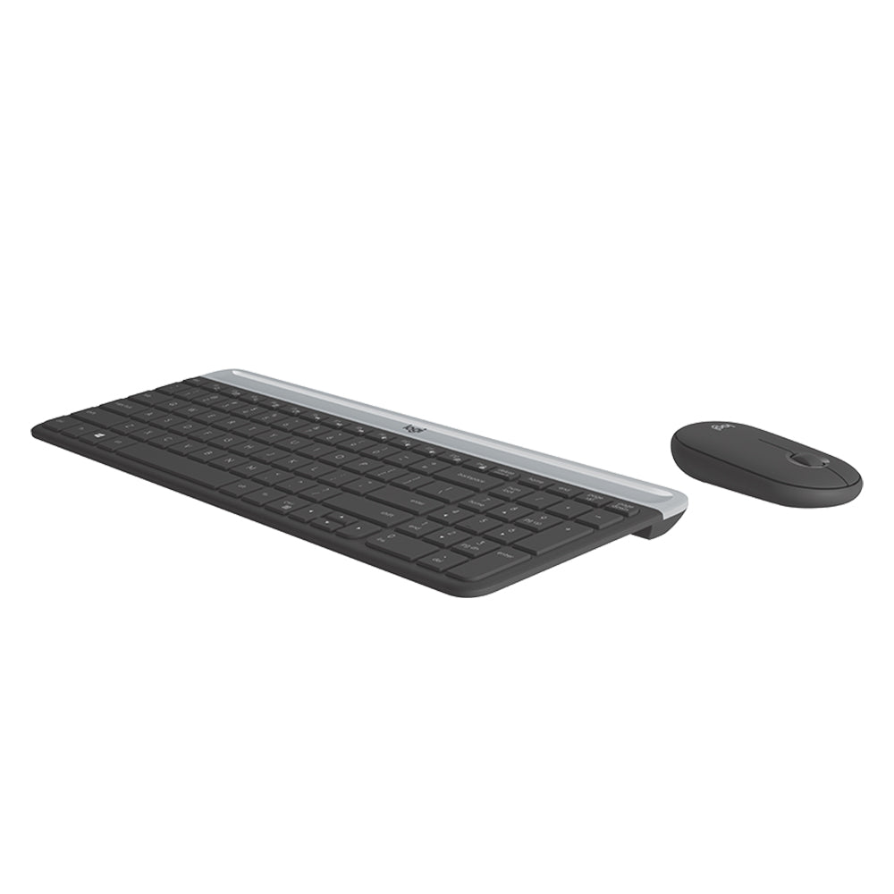 Teclado Y Mouse Logitech Mk470 Slim Inalambrico Receptor Usb (espaÑol) Negro