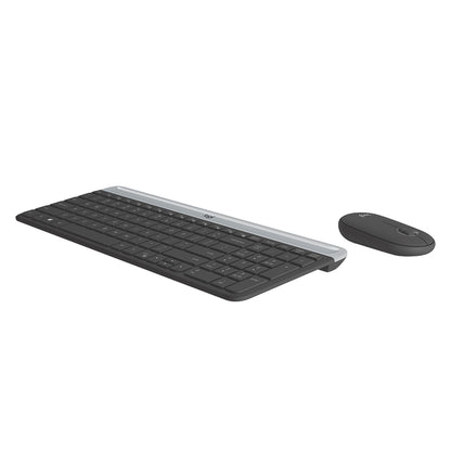 Teclado Y Mouse Logitech Mk470 Slim Inalambrico Receptor Usb (espaÑol) Negro