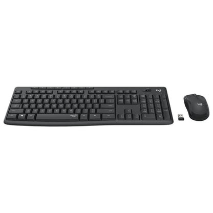 Teclado Y Mouse Logitech Mk295 Silent Inalambrico Receptor Usb (espaÑol) Negro