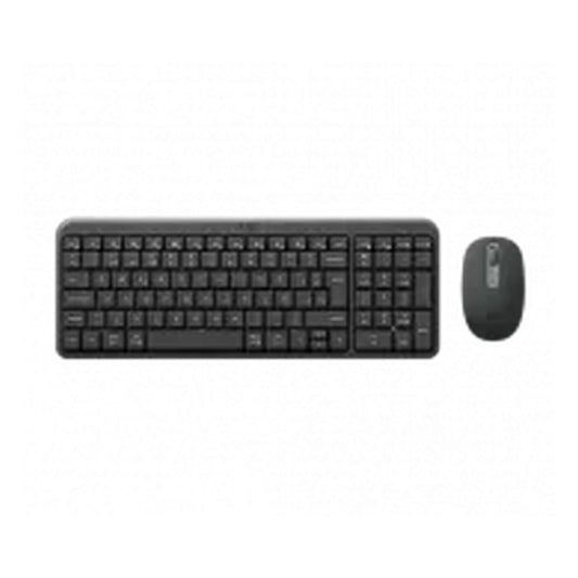 Teclado Y Mouse Logitech Mk250 Compacto Bluetooth (espaÑol) Grafito