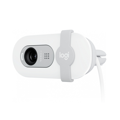 Webcam Logitech Brio 100 Blanco Fhd 1080 A 30 Fps 58° Rightlight 2, Microfono Usb-a Win/  Mac / Chrome