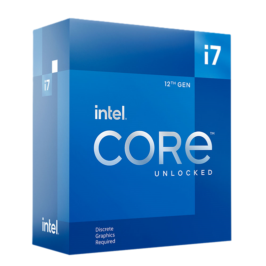 Procesador Intel Core I7-12700kf S-1700 12a Gen /3.6 - 5.0 Ghz /cache 25mb /12 Cores (8p+4e) /sin Graficos /sin Disipador /gamer Alto Ipa