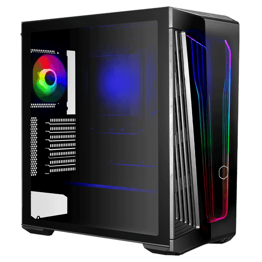Gabinete Cooler Master Masterbox 540 Con Ventana Argb, Mid-tower, Mini Itx/micro Atx/atx/e-atx, Usb 3.2, Sin Fuente, Negro