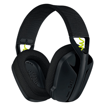 Audifonos Gaming Logitech G435 Lightspeed Inalambrico Recargable 18hrs De Uso Negro