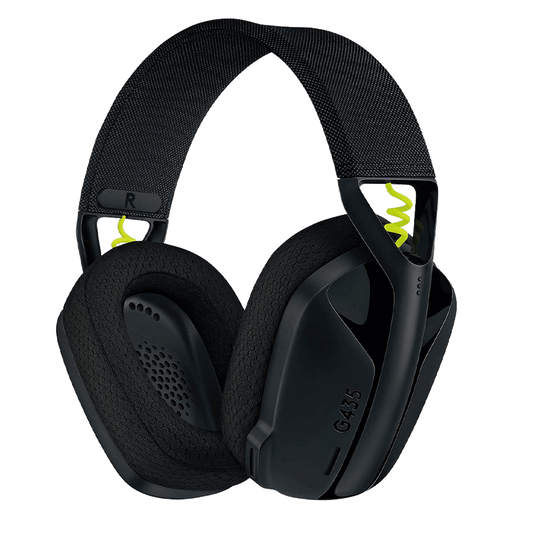 Audifonos Gaming Logitech G435 Lightspeed Inalambrico Recargable 18hrs De Uso Negro