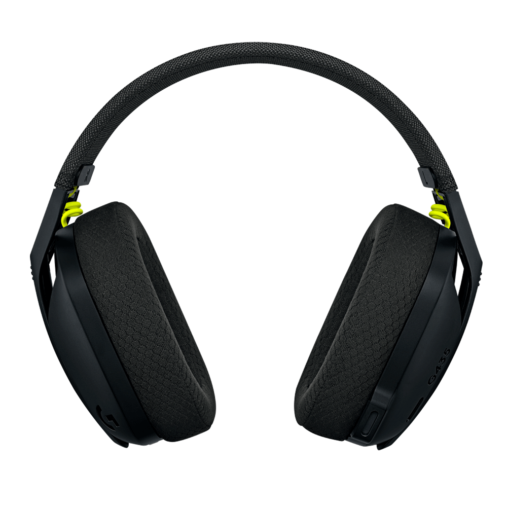 Audifonos Gaming Logitech G435 Lightspeed Inalambrico Recargable 18hrs De Uso Negro