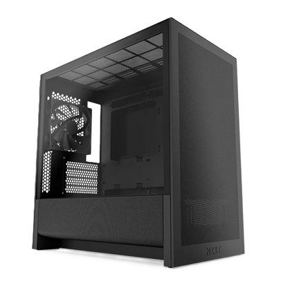 Gabinete Nzxt H3 Flow /negro / Vidrio Templado / Mini Torre/ Micro-atx /gamer
