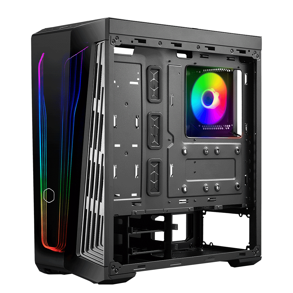 Gabinete Cooler Master Masterbox 540 Con Ventana Argb, Mid-tower, Mini Itx/micro Atx/atx/e-atx, Usb 3.2, Sin Fuente, Negro