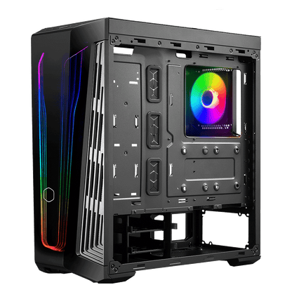 Gabinete Cooler Master Masterbox 540 Con Ventana Argb, Mid-tower, Mini Itx/micro Atx/atx/e-atx, Usb 3.2, Sin Fuente, Negro