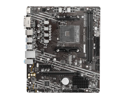 Mb Msi A520 Amd S-am4 3a Gen/2xddr4 3200/hdmi/dvi/4xusb 3.2/m.2/micro Atx/gama Basica