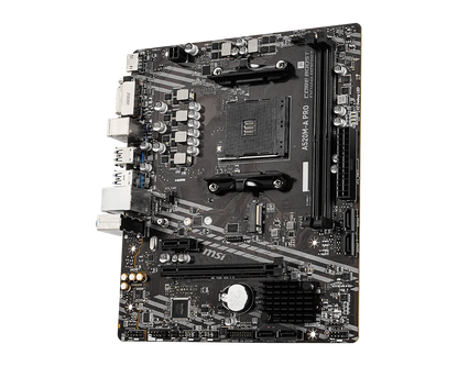 Mb Msi A520 Amd S-am4 3a Gen/2xddr4 3200/hdmi/dvi/4xusb 3.2/m.2/micro Atx/gama Basica