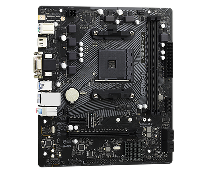 Mb Asrock A520m Amd Am4 / Ddr4 4733 / 1 X Pcie 3.0 X16 / D-sub / Dvi-d / Hdmi / 6 X Usb 3.2 / Gama Baja