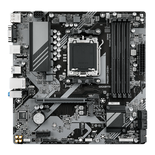 Tarjeta Madre Gigabyte A620m Ds3h / Amd Socket Am5 / Ddr5 / Dp / Hdmi / Micro Atx / Gama Basica
