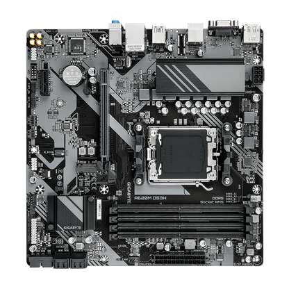 Tarjeta Madre Gigabyte A620m Ds3h / Amd Socket Am5 / Ddr5 / Dp / Hdmi / Micro Atx / Gama Basica