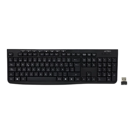 Teclado Acteck Inspire Ti215 / Inalambrico / Receptor Usb / Multimedia / 114 Teclas / EspaÑol /ac-913973