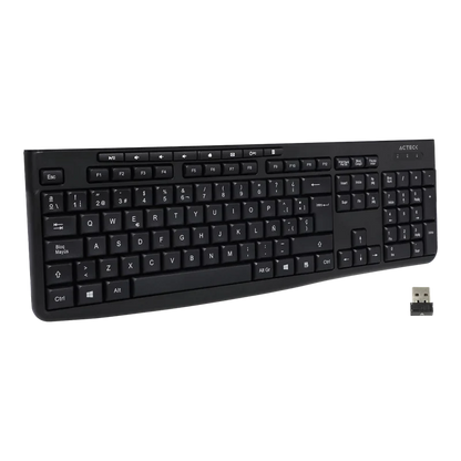 Teclado Acteck Inspire Ti215 / Inalambrico / Receptor Usb / Multimedia / 114 Teclas / EspaÑol /ac-913973