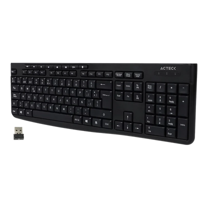 Teclado Acteck Inspire Ti215 / Inalambrico / Receptor Usb / Multimedia / 114 Teclas / EspaÑol /ac-913973