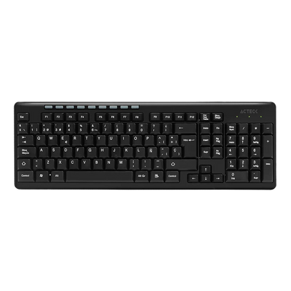 Teclado Acteck Inspire Ti215 / Inalambrico / Receptor Usb / Multimedia / 114 Teclas / EspaÑol /ac-913973