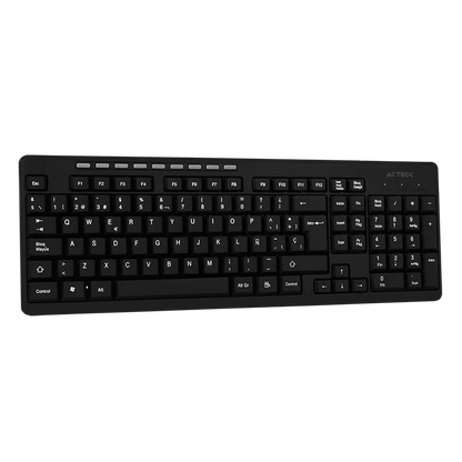 Teclado Acteck Inspire Ti215 / Inalambrico / Receptor Usb / Multimedia / 114 Teclas / EspaÑol /ac-913973