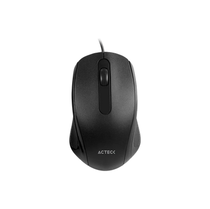 Mouse Acteck Optimize Ma210 / Alambrico / Usb / Optico / 1200 Dpi / 2 Botones Scroll / Win - Linux / Negro / Ac-928830