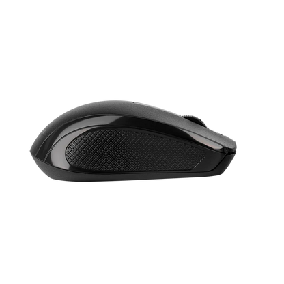 Mouse Acteck Optimize Mi240 / Inalambrico / Receptor Usb / Optico / 1600 Dpi Ajustable / Negro / Ac-928885