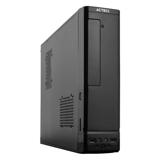 Gabinete Acteck Atom / Micro Torre Slim / Micro Atx, Mini Itx / Fuente Sfx 450w / Metal / Negro / Ac-929042